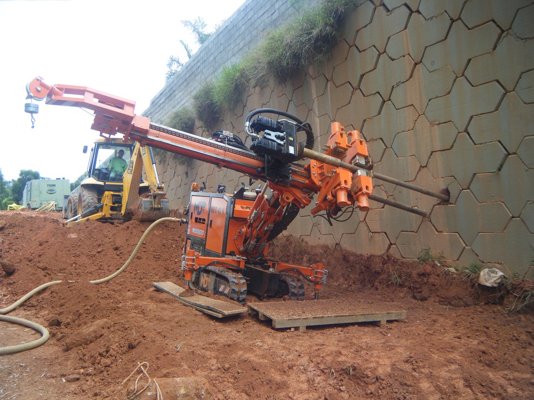 MDT 40 K sur chantier d'ancrage